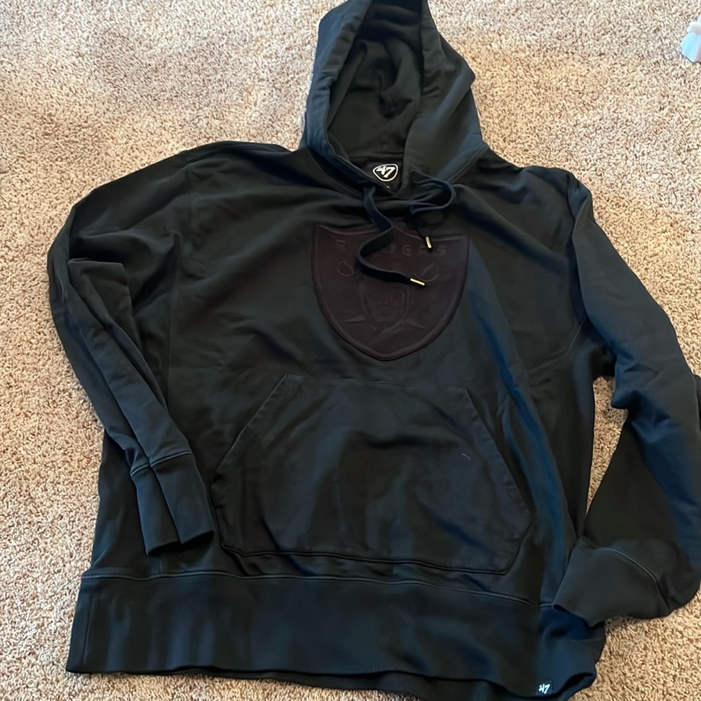 Las Vegas Raiders Premium French Terry Applique Hood 47